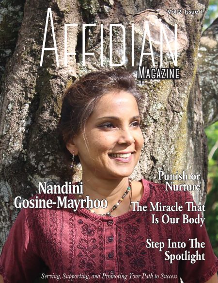 Cover Affidian Magazine - Nandini Gosine-Mayrhoo